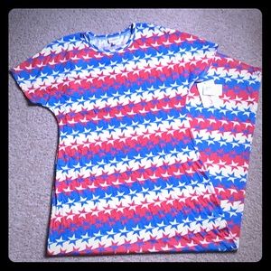 NWT Lularoe patriotic Maria dress, size S